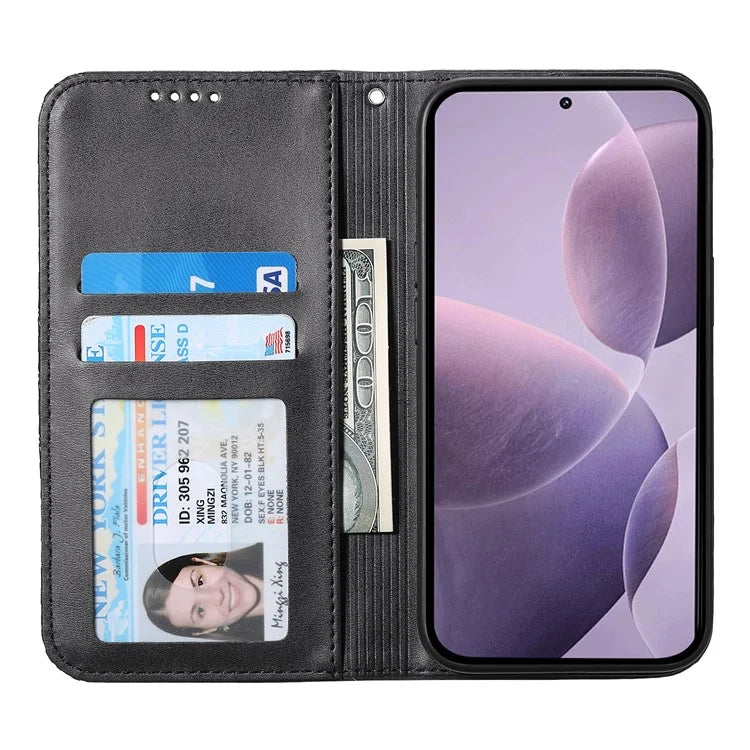 For Xiaomi Poco F6 Pro 5G / Redmi K70 5G / K70 Pro 5G Wallet Phone Case Calf Texture PU Leather Flip Cover