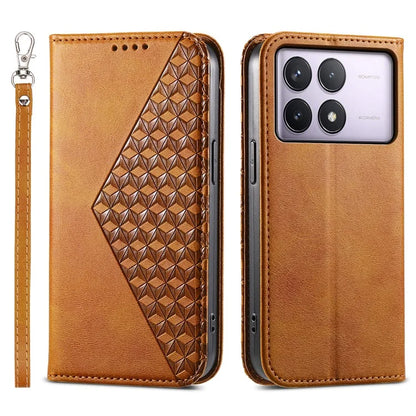 For Xiaomi Poco F6 Pro 5G / Redmi K70 5G / K70 Pro 5G Wallet Phone Case Calf Texture PU Leather Flip Cover