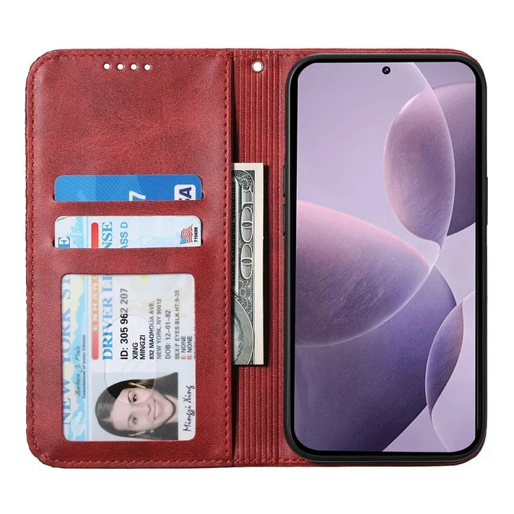 For Xiaomi Poco F6 Pro 5G / Redmi K70 5G / K70 Pro 5G Wallet Phone Case Calf Texture PU Leather Flip Cover