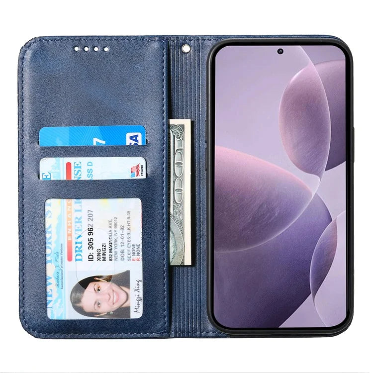 For Xiaomi Poco F6 Pro 5G / Redmi K70 5G / K70 Pro 5G Wallet Phone Case Calf Texture PU Leather Flip Cover