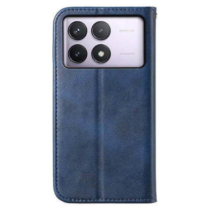 For Xiaomi Poco F6 Pro 5G / Redmi K70 5G / K70 Pro 5G Wallet Phone Case Calf Texture PU Leather Flip Cover