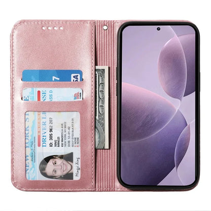For Xiaomi Poco F6 Pro 5G / Redmi K70 5G / K70 Pro 5G Wallet Phone Case Calf Texture PU Leather Flip Cover