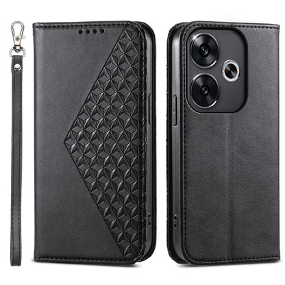 For Xiaomi Redmi Turbo 3 5G / Poco F6 5G Case Imprint Calf Texture Leather Wallet Phone Cover