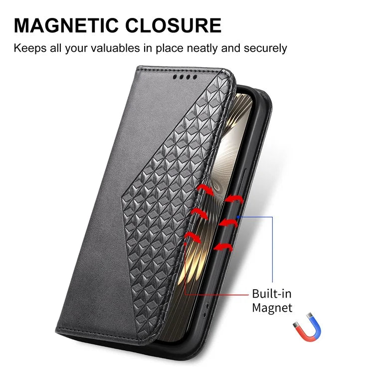 For Xiaomi Redmi Turbo 3 5G / Poco F6 5G Case Imprint Calf Texture Leather Wallet Phone Cover