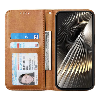 For Xiaomi Redmi Turbo 3 5G / Poco F6 5G Case Imprint Calf Texture Leather Wallet Phone Cover