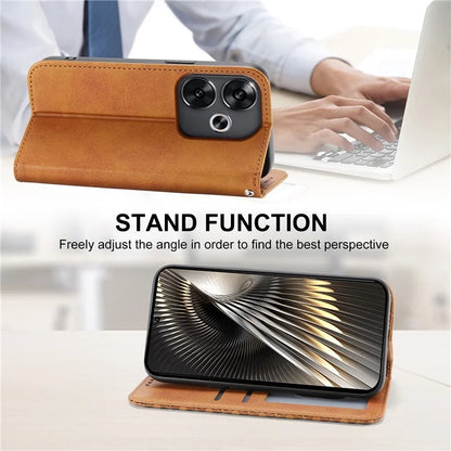 For Xiaomi Redmi Turbo 3 5G / Poco F6 5G Case Imprint Calf Texture Leather Wallet Phone Cover