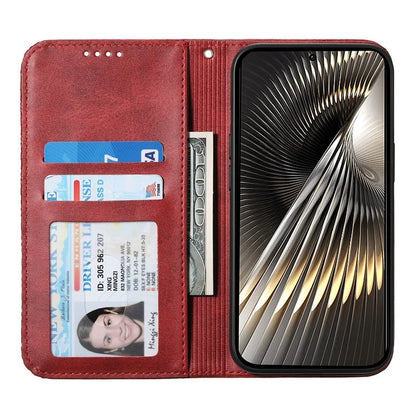 For Xiaomi Redmi Turbo 3 5G / Poco F6 5G Case Imprint Calf Texture Leather Wallet Phone Cover