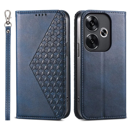 For Xiaomi Redmi Turbo 3 5G / Poco F6 5G Case Imprint Calf Texture Leather Wallet Phone Cover