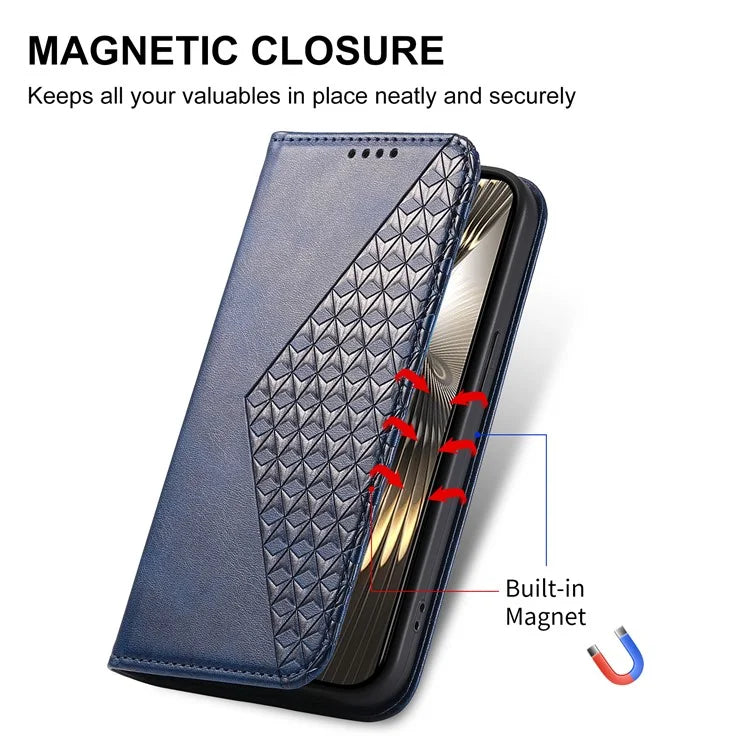 For Xiaomi Redmi Turbo 3 5G / Poco F6 5G Case Imprint Calf Texture Leather Wallet Phone Cover