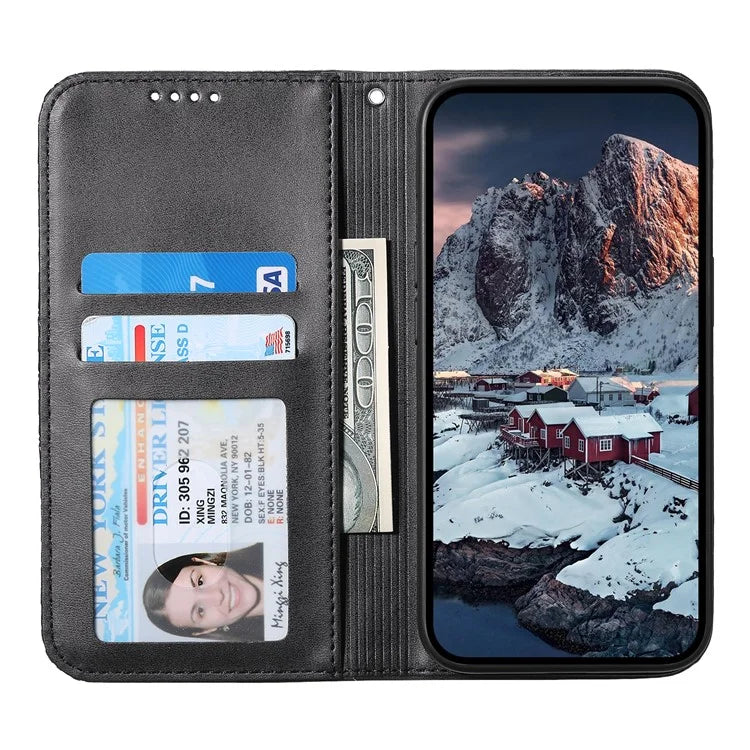 For Xiaomi Redmi 13 4G / 5G / Note 13R 5G / Poco M6 4G Case Calf Texture PU Leather Phone Cover with Wallet