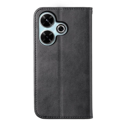 For Xiaomi Redmi 13 4G / 5G / Note 13R 5G / Poco M6 4G Case Calf Texture PU Leather Phone Cover with Wallet