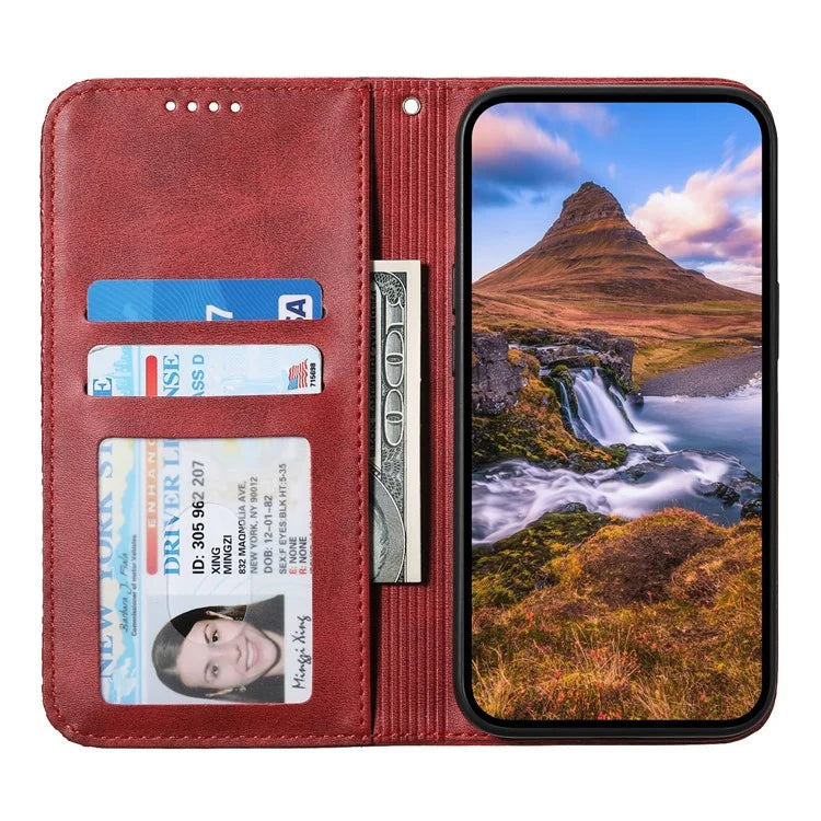 For Xiaomi Redmi 13 4G / 5G / Note 13R 5G / Poco M6 4G Case Calf Texture PU Leather Phone Cover with Wallet