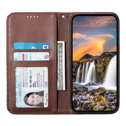 For Xiaomi Redmi 13 4G / 5G / Note 13R 5G / Poco M6 4G Case Calf Texture PU Leather Phone Cover with Wallet