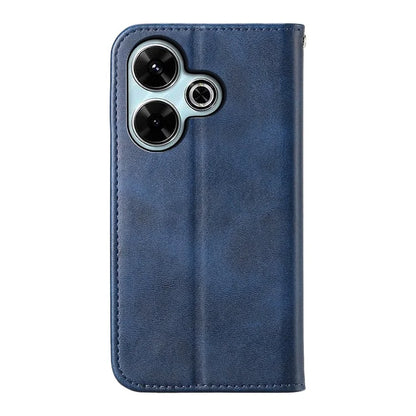For Xiaomi Redmi 13 4G / 5G / Note 13R 5G / Poco M6 4G Case Calf Texture PU Leather Phone Cover with Wallet
