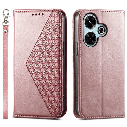 For Xiaomi Redmi 13 4G / 5G / Note 13R 5G / Poco M6 4G Case Calf Texture PU Leather Phone Cover with Wallet