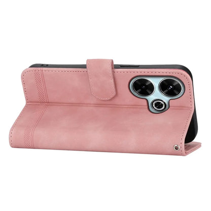 DIERFENG DF-03 For Xiaomi Redmi 13 4G / 5G / Note 13R 5G / Poco M6 4G Leather Case Wallet Phone Cover