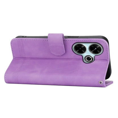 DIERFENG DF-03 For Xiaomi Redmi 13 4G / 5G / Note 13R 5G / Poco M6 4G Leather Case Wallet Phone Cover