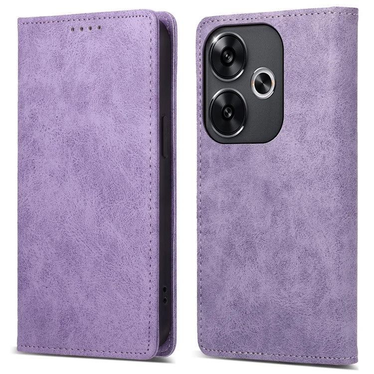 DF-05 For Xiaomi Redmi Turbo 3 5G / Poco F6 5G Case RFID Blocking PU Leather Phone Cover