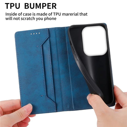 DF-05 For Xiaomi Redmi Turbo 3 5G / Poco F6 5G Case RFID Blocking PU Leather Phone Cover