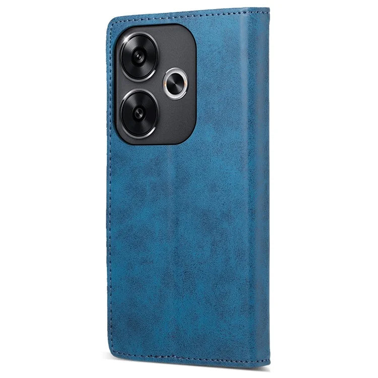 DF-05 For Xiaomi Redmi Turbo 3 5G / Poco F6 5G Case RFID Blocking PU Leather Phone Cover