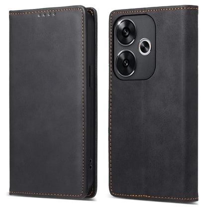 DF-05 For Xiaomi Redmi Turbo 3 5G / Poco F6 5G Case RFID Blocking PU Leather Phone Cover