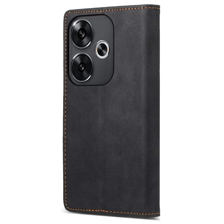 DF-05 For Xiaomi Redmi Turbo 3 5G / Poco F6 5G Case RFID Blocking PU Leather Phone Cover