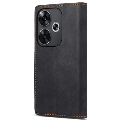 DF-05 For Xiaomi Redmi Turbo 3 5G / Poco F6 5G Case RFID Blocking PU Leather Phone Cover