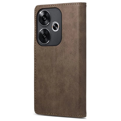 DF-05 For Xiaomi Redmi Turbo 3 5G / Poco F6 5G Case RFID Blocking PU Leather Phone Cover