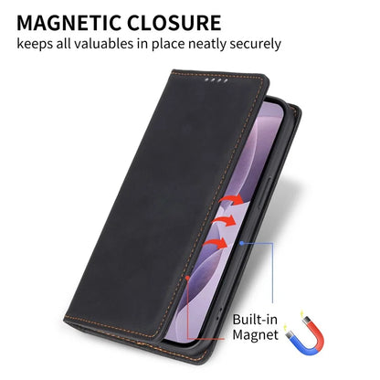 DF-05 For Xiaomi Poco F6 Pro 5G / Redmi K70 5G / K70 Pro 5G RFID Blocking Case PU Leather Phone Cover