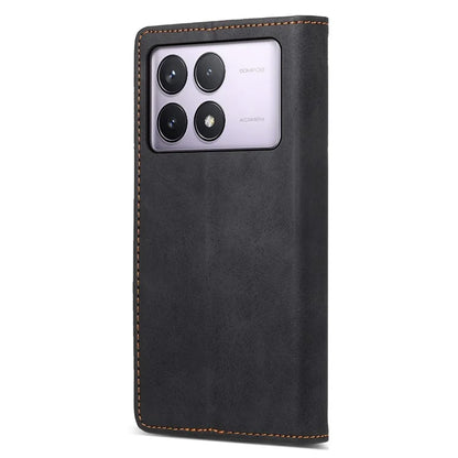 DF-05 For Xiaomi Poco F6 Pro 5G / Redmi K70 5G / K70 Pro 5G RFID Blocking Case PU Leather Phone Cover