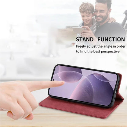 DF-05 For Xiaomi Poco F6 Pro 5G / Redmi K70 5G / K70 Pro 5G RFID Blocking Case PU Leather Phone Cover