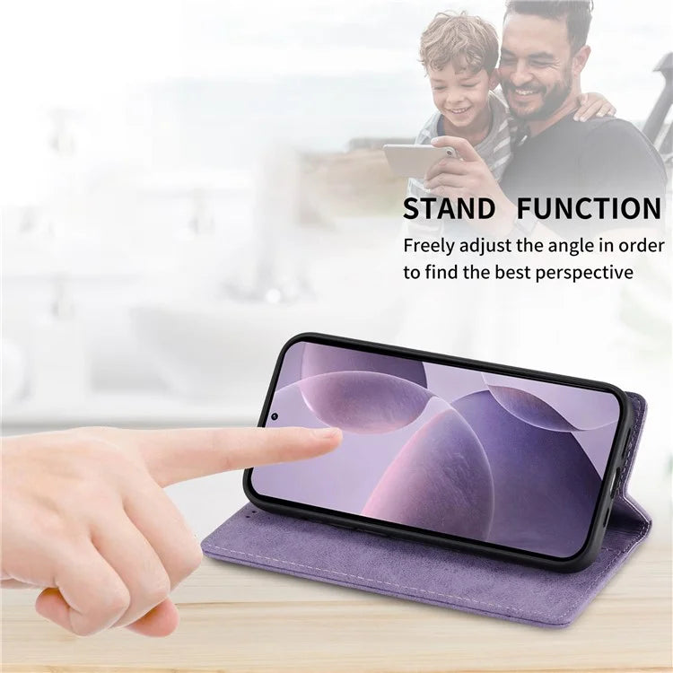 DF-05 For Xiaomi Poco F6 Pro 5G / Redmi K70 5G / K70 Pro 5G RFID Blocking Case PU Leather Phone Cover