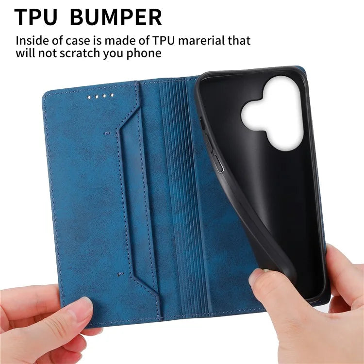 DF-05 For Xiaomi Redmi 13 4G / 5G / Note 13R 5G / Poco M6 4G Case RFID Blocking Leather Phone Shell