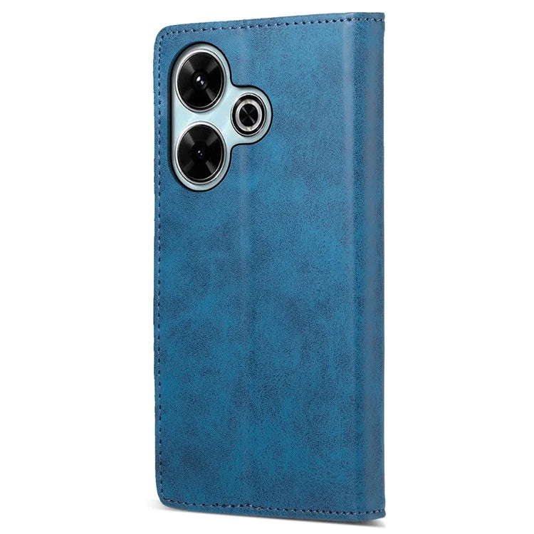 DF-05 For Xiaomi Redmi 13 4G / 5G / Note 13R 5G / Poco M6 4G Case RFID Blocking Leather Phone Shell