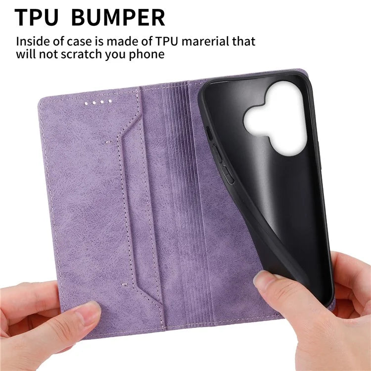 DF-05 For Xiaomi Redmi 13 4G / 5G / Note 13R 5G / Poco M6 4G Case RFID Blocking Leather Phone Shell