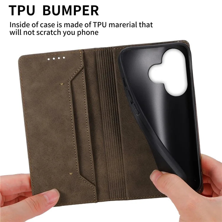 DF-05 For Xiaomi Redmi 13 4G / 5G / Note 13R 5G / Poco M6 4G Case RFID Blocking Leather Phone Shell
