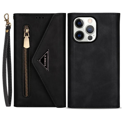N.BEKUS For iPhone 16 Pro Max Cases Skin-Touch Cell Phone Cover with Short + Long Strap