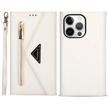 N.BEKUS For iPhone 16 Pro Max Cases Skin-Touch Cell Phone Cover with Short + Long Strap