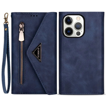 N.BEKUS For iPhone 16 Pro Max Cases Skin-Touch Cell Phone Cover with Short + Long Strap