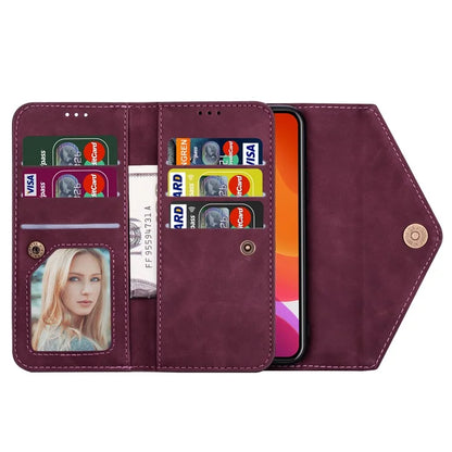 N.BEKUS For iPhone 16 Pro Max Cases Skin-Touch Cell Phone Cover with Short + Long Strap