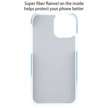 For iPhone 15 Pro Max Case Water Transfer Printing Design PC Hard Phone Cover - Blue Glacier
