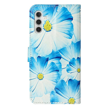 For Samsung Galaxy A55 5G Case Leather Card Slots Viewing Stand Phone Cover Pattern Printed