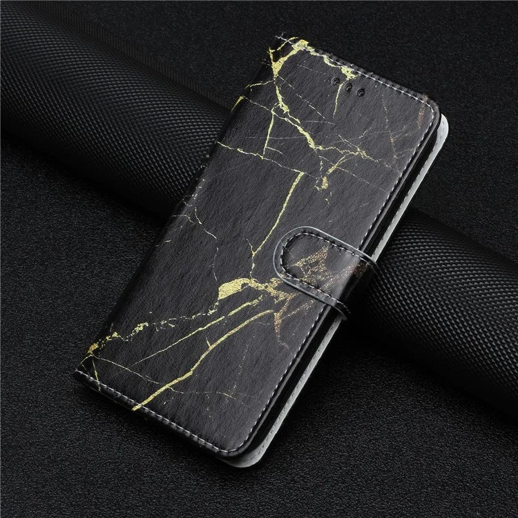 For Samsung Galaxy A55 5G Case Leather Card Slots Viewing Stand Phone Cover Pattern Printed
