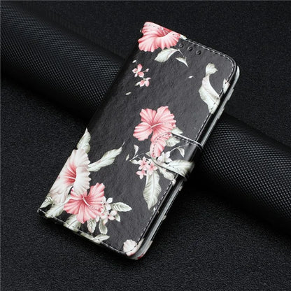 For Samsung Galaxy A55 5G Case Leather Card Slots Viewing Stand Phone Cover Pattern Printed