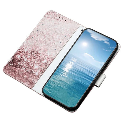 For Samsung Galaxy A55 5G Case Leather Card Slots Viewing Stand Phone Cover Pattern Printed