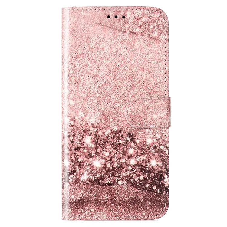 For Samsung Galaxy A55 5G Case Leather Card Slots Viewing Stand Phone Cover Pattern Printed