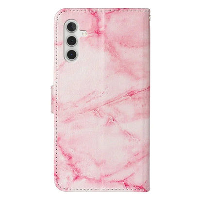 For Samsung Galaxy A55 5G Case Leather Card Slots Viewing Stand Phone Cover Pattern Printed