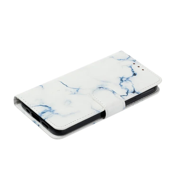 For Samsung Galaxy A55 5G Case Leather Card Slots Viewing Stand Phone Cover Pattern Printed