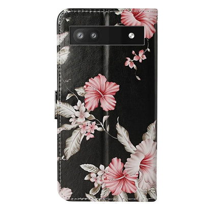For Google Pixel 8a Case Leather Pattern Design Flip Wallet Phone Cover