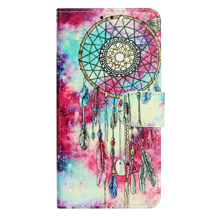 For Google Pixel 8a Case Leather Pattern Design Flip Wallet Phone Cover